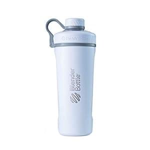 BlenderBottle Radian Insulated Stainless Steel Shaker Bottle, 26- Ounce, Matte White (Pack of 1)