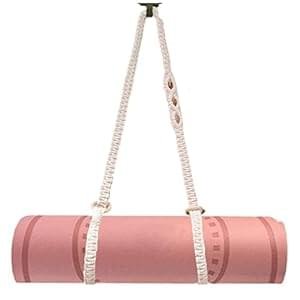 kiido Macrame Yoga Mat Carrying Strap [MAT NOT Included], Hand Woven Multi-Purpose Strap/Carrier