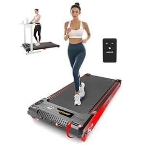 Walking Pad Treadmill, Anylife Incline Walking Pads Under Desk 265lb Capacity, 2.5HP Portable Treadmills for Home, Compact Treadmill Small Running Pad with LED Display, Remote Control