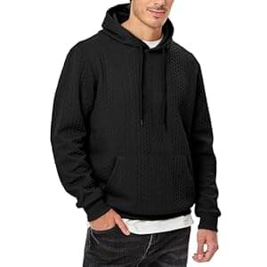 JMIERR Mens Hoodie Pullover 2024 Sweatshirts Graphic Hoodie Long Sleeve Drawstring Fashion Hooded Shirt with Pocket