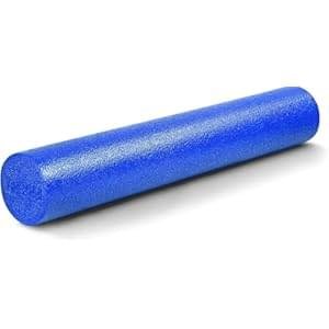 Yes4All Medium Firm Round PE Foam Roller for Pilates, Yoga, Stretching, Balance & Core Exercises – 24 inch Black